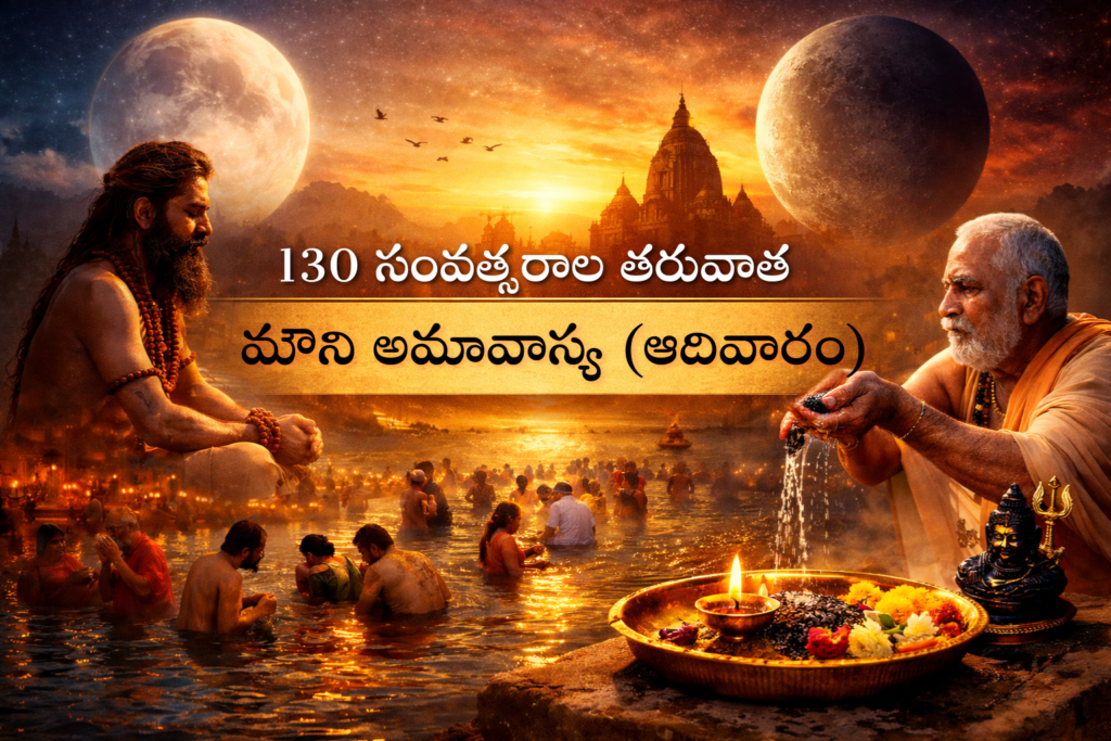 మౌని అమావాస్య (Mauni Amavasya) 18 జనవరి, 2026 – 130 ఏళ్ల తర్వాత ఆదివారం వచ్చిన మహా విశిష్ట అమావాస్య mauni amavasya