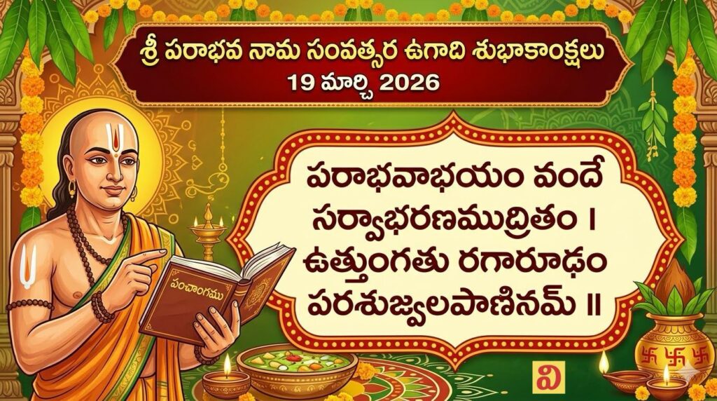 పరాభవ నామ సంవత్సర ఉగాది శుభాకాంక్షలు / Happy Ugadi to the New Year of Parabhava – 2026