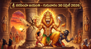 శ్రీ నరసింహ జయంతి గురువారం 30 ఏప్రిల్ 2026