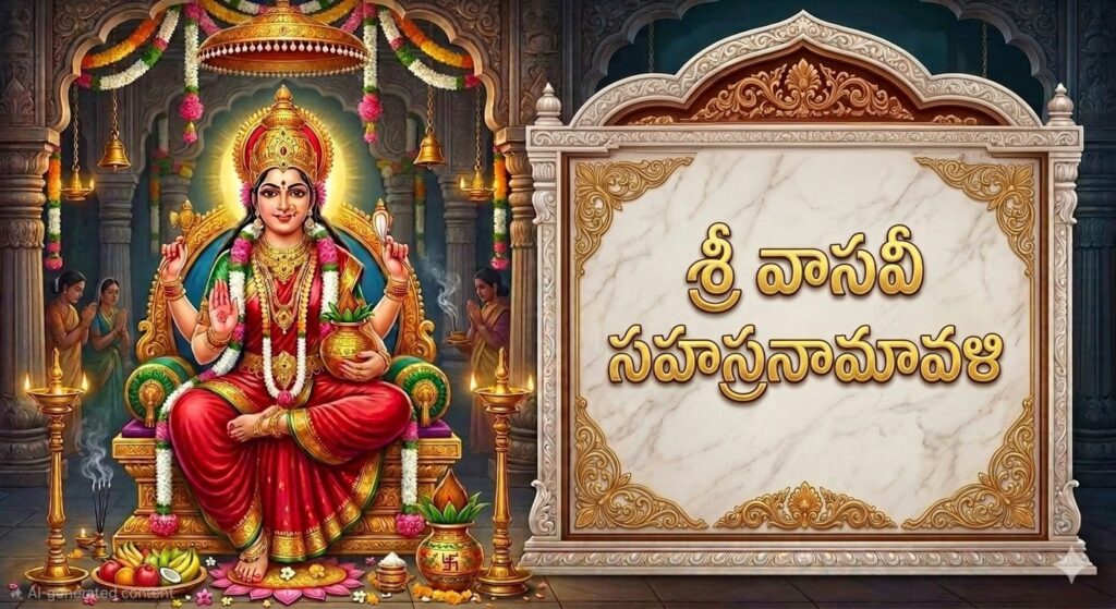 శ్రీవాసవీదేవీసహస్రనామావలిః / Sri Vasavi Devi Sahasra Namavali