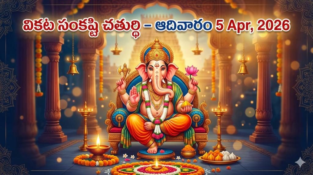 వికట సంకష్టి చతుర్థి – ఆదివారం 5త్ Apr, 2026 / Vikata Sankasthi Chaturthi vikata-sankasthi-chaturthi