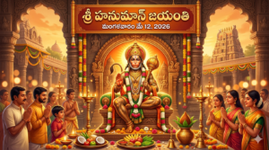 శ్రీ హనుమాన్ జయంతి / Sri Hanuman Jayanti – మంగళవారం మే 12, 2026